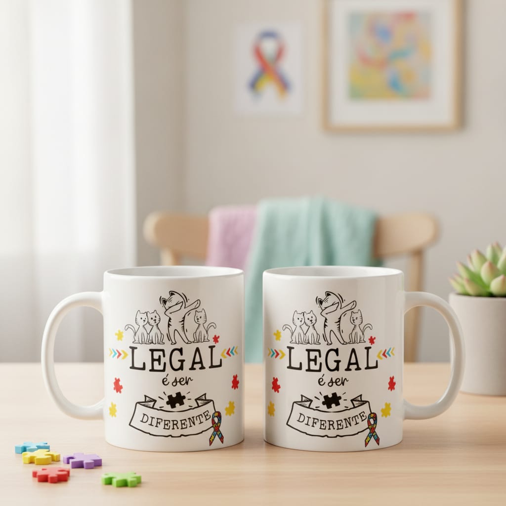 Caneca Personalizada Presente Especial Autismo Atípico - Outros (Autismo)