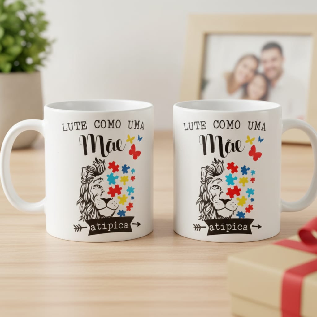 Caneca Personalizada Presente Especial para Mãe Atípica - Família (Mãe Atípica)
