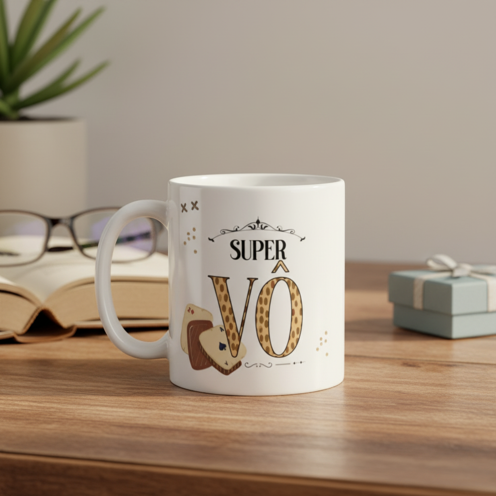 Caneca Personalizada Presente Especial para o Super Avô Vô