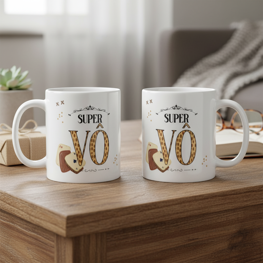 Caneca Personalizada Presente Especial para o Super Avô Vô - Família (Avô)