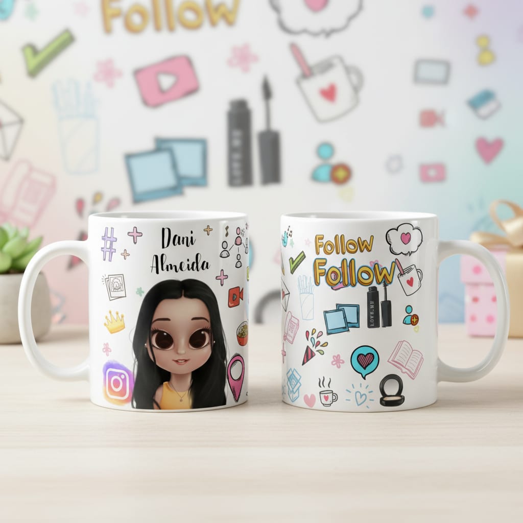 Caneca Personalizada Presente Influencer Blogueira