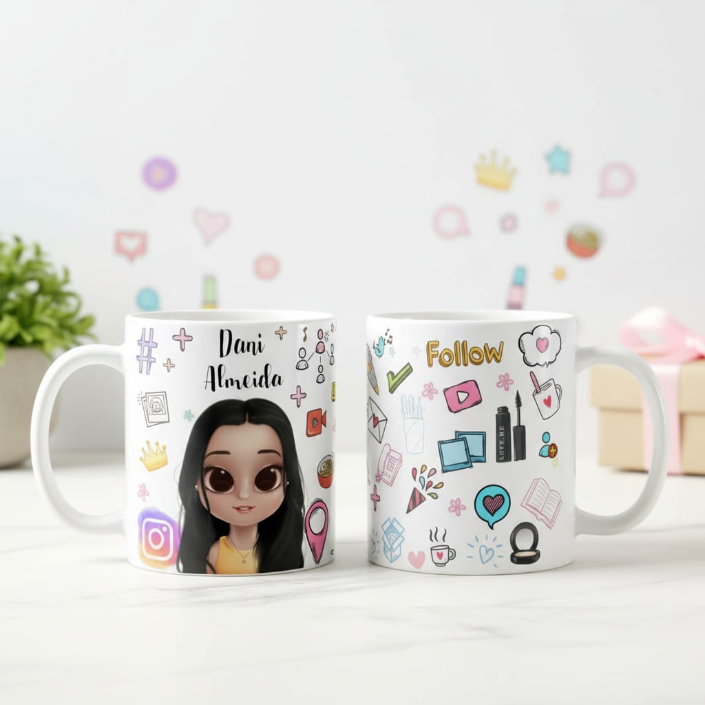 Caneca Personalizada Presente Influencer Blogueira