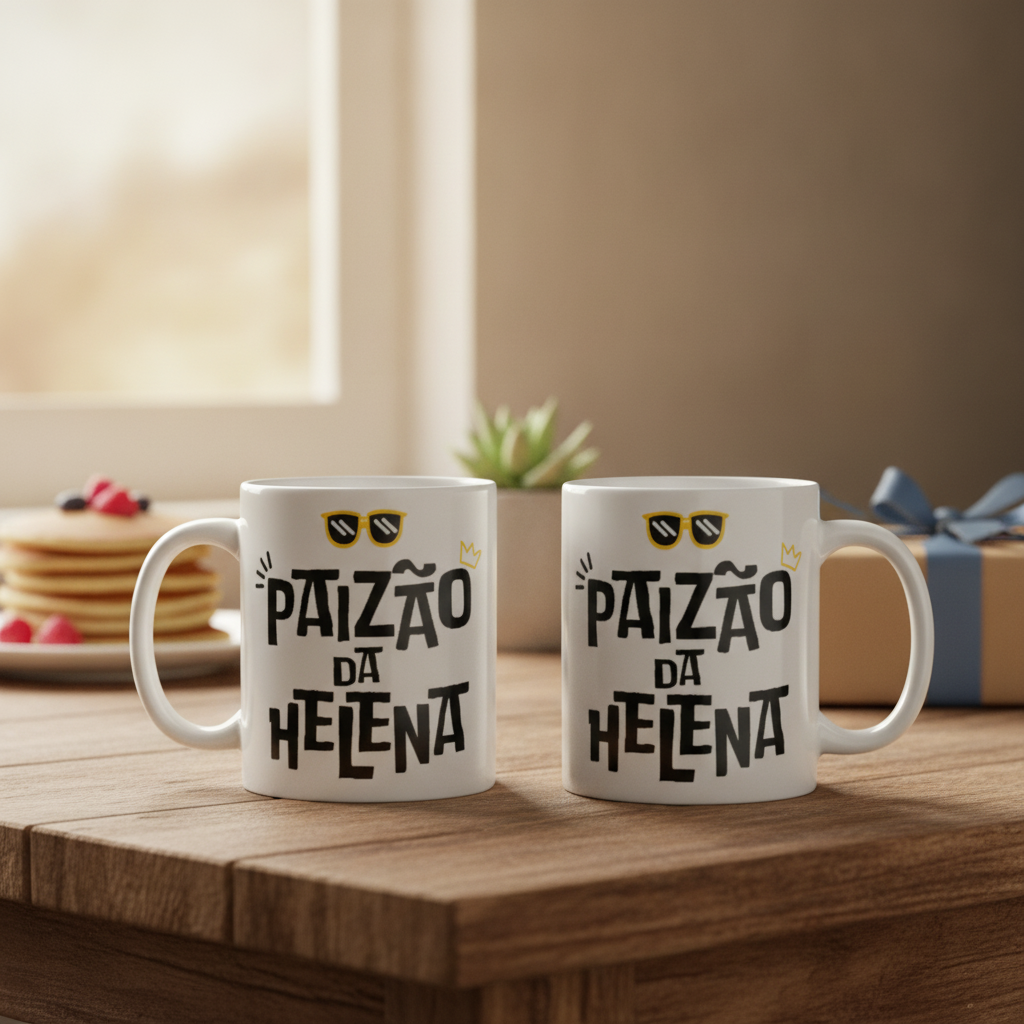 Caneca Personalizada Presente Legal Paizão com Nome - Família (Pai)