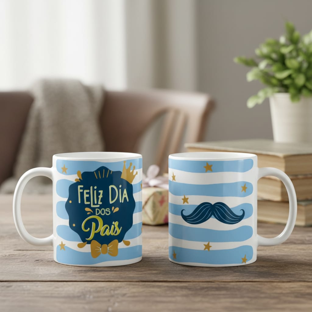 Caneca Personalizada Presente Pai Avô Escola Empresa Família - Família (Pai)
