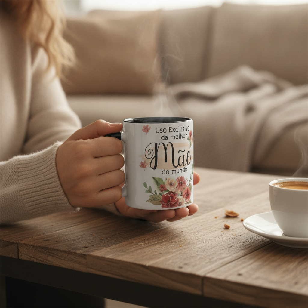 Caneca Personalizada Presente para Melhor Mãe do Mundo
