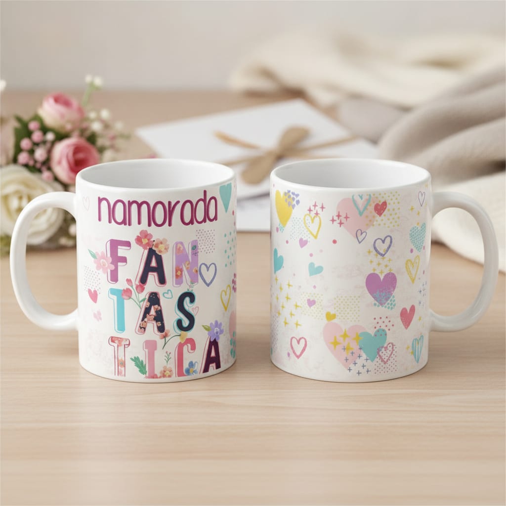 Caneca Personalizada Presente para Minha Namorada Fantástica - Outros (Casal)