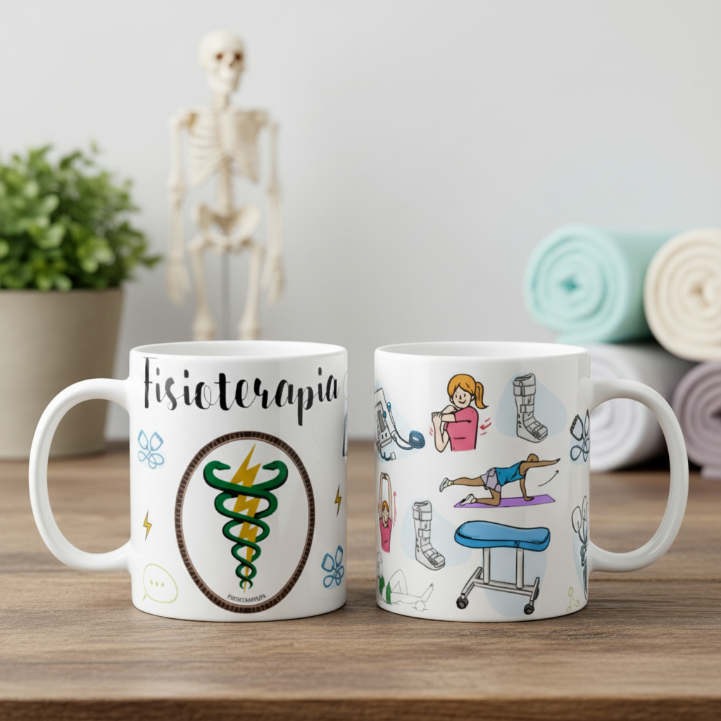 Caneca Personalizada Presente Profissão Fisioterapia - Profissões (Fisioterapeuta)