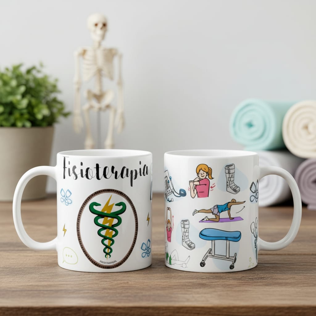 Caneca Personalizada Presente Profissão Fisioterapia - Profissões (Fisioterapeuta)