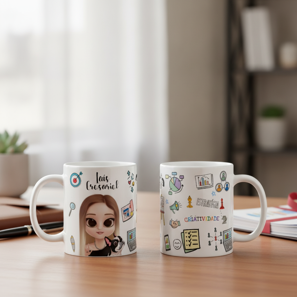 Caneca Personalizada Presente Profissão Gestão de Marketing