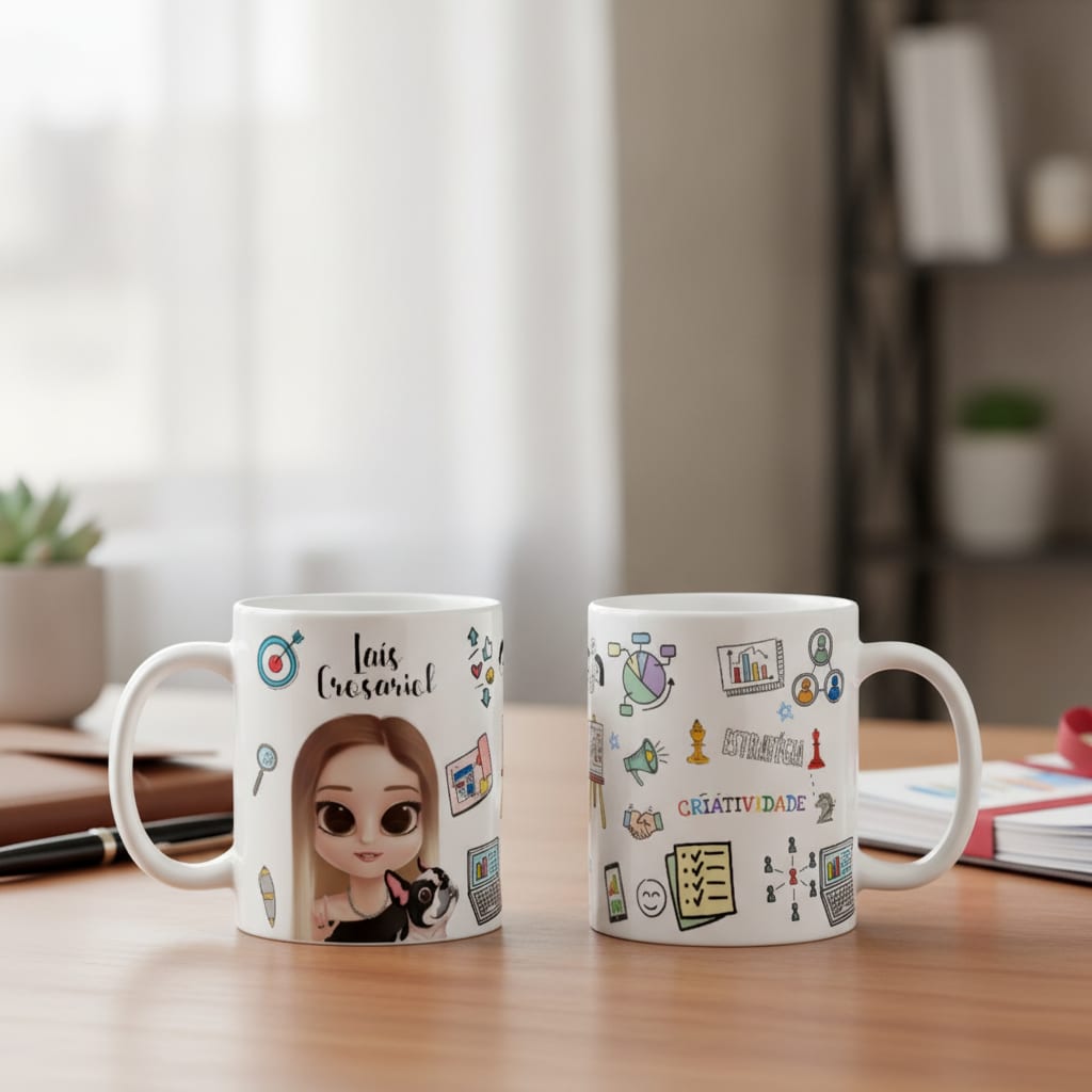 Caneca Personalizada Presente Profissão Gestão de Marketing