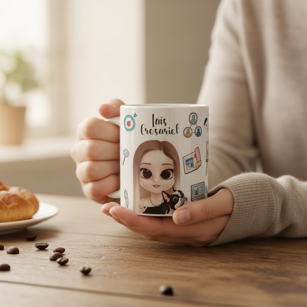 Caneca Personalizada Presente Profissão Gestão de Marketing - Profissões (Administrador(a))