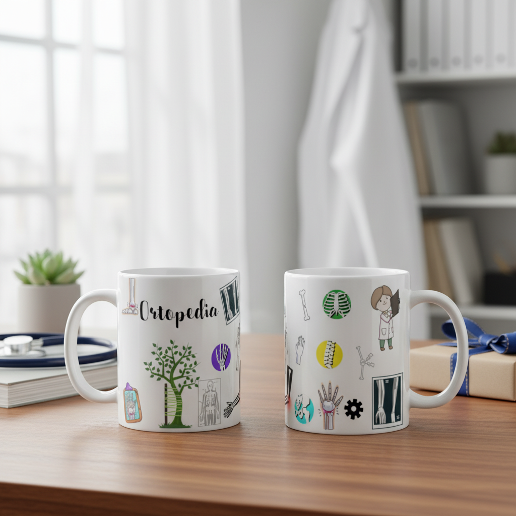 Caneca Personalizada Presente Profissão Médico Ortopedista - Profissões (Médico(a))