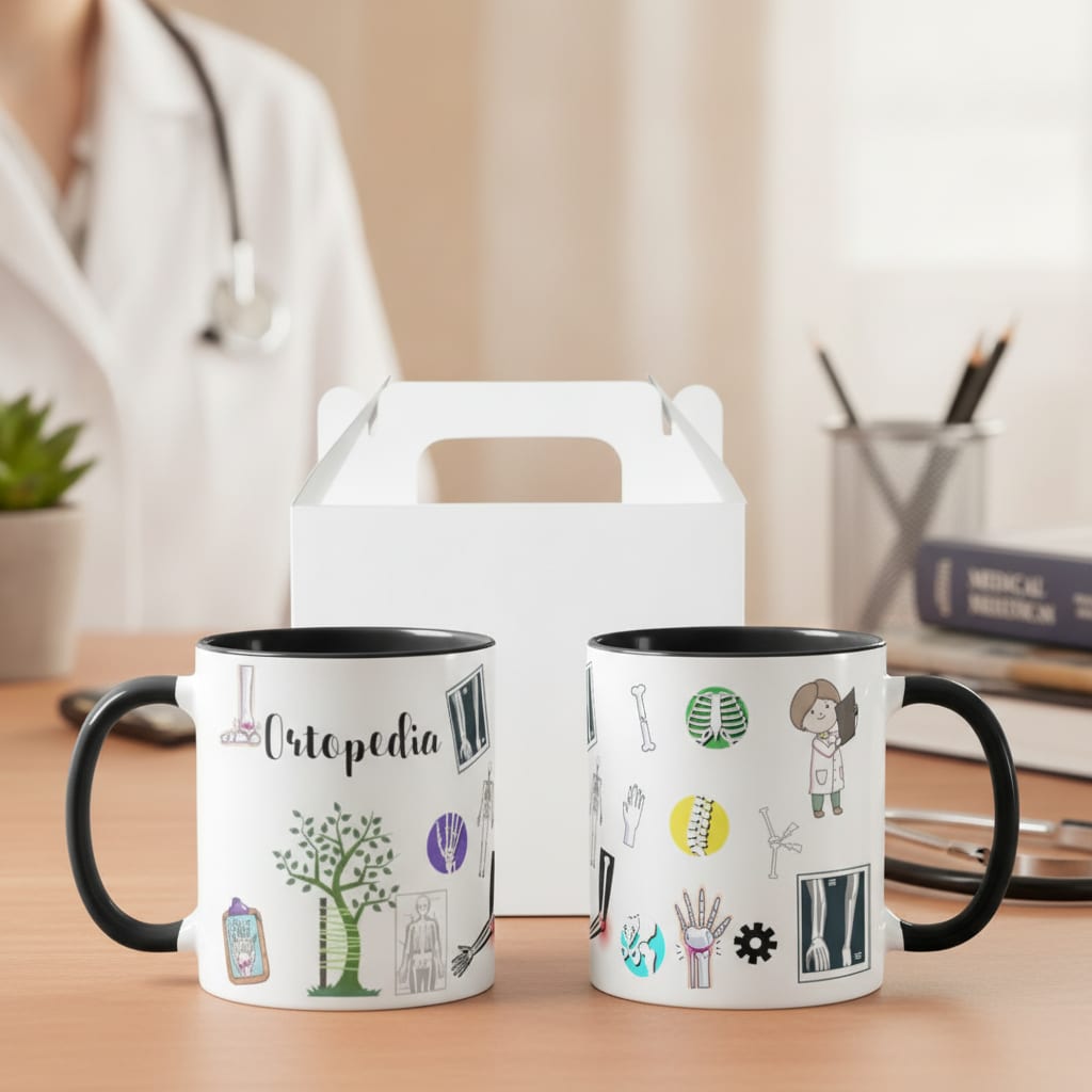 Caneca Profissão Médico Ortopedista Personalizada Presente Pronta Entrega