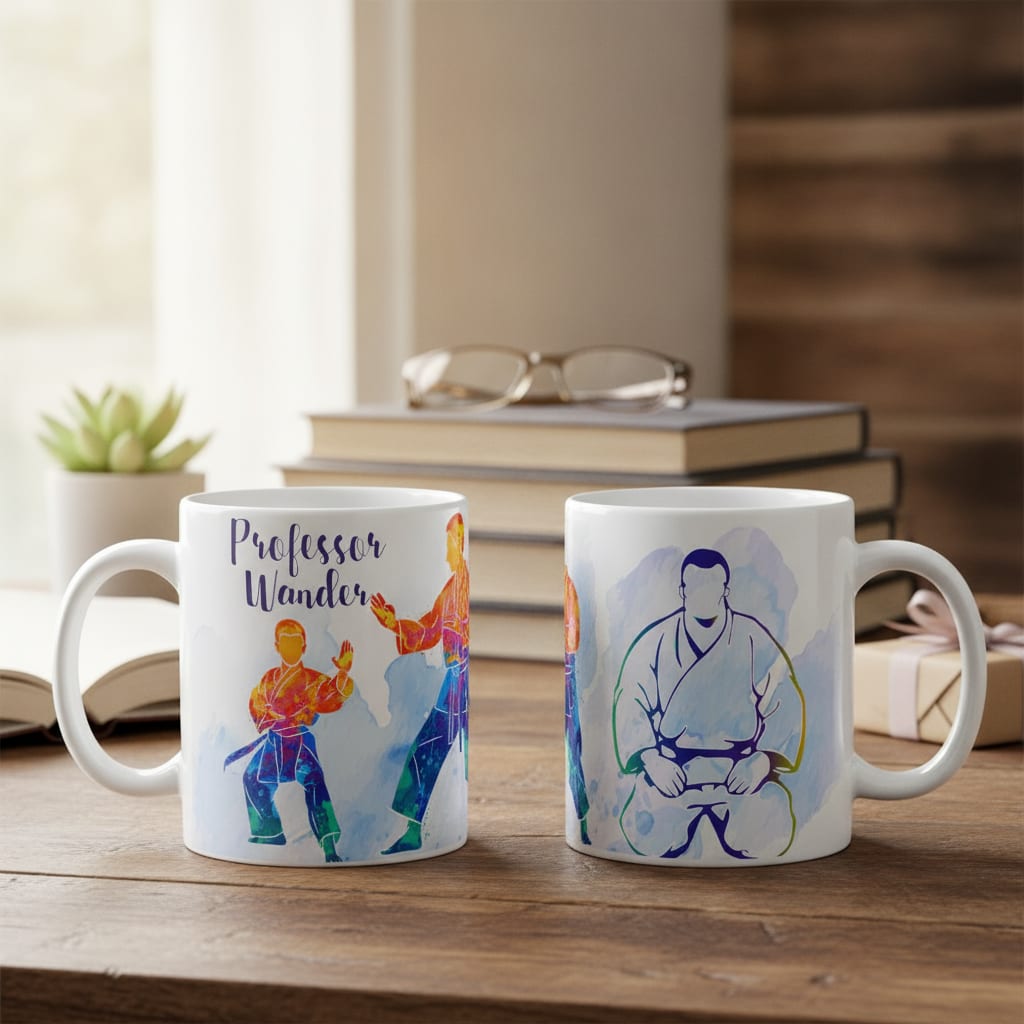 Caneca Personalizada Presente Sensei Professor de Judô - Dia dos Professores (Judô)