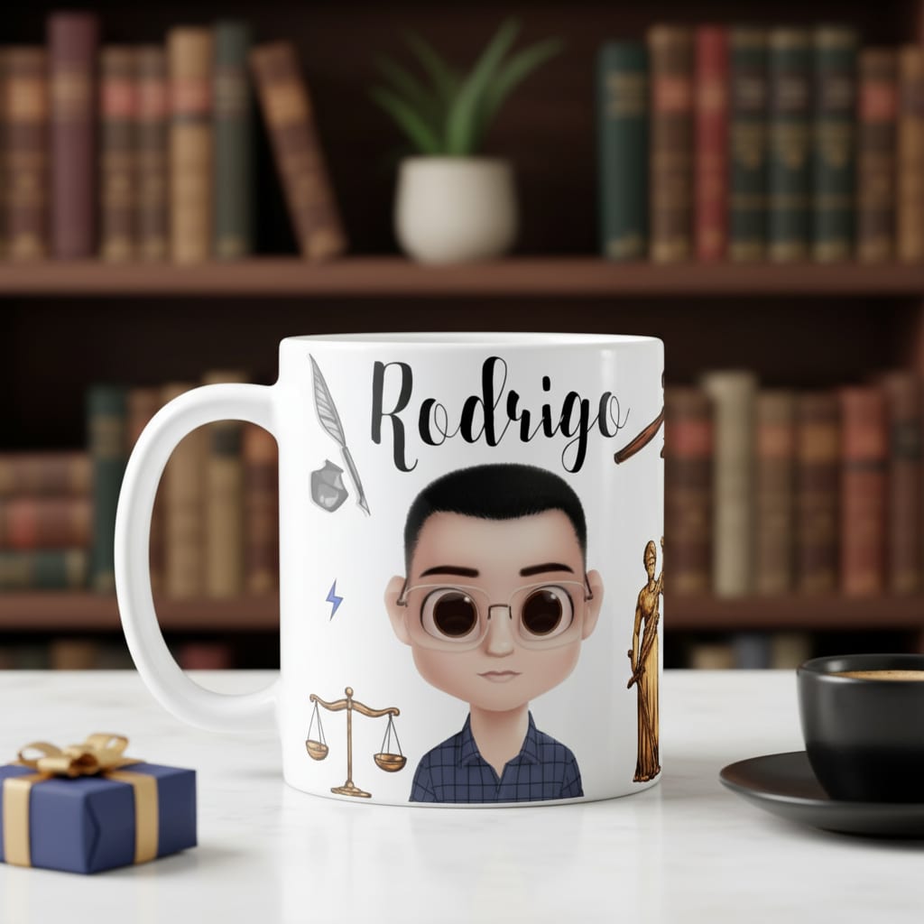 Caneca Personalizada Profissão Direito Presente Advogado