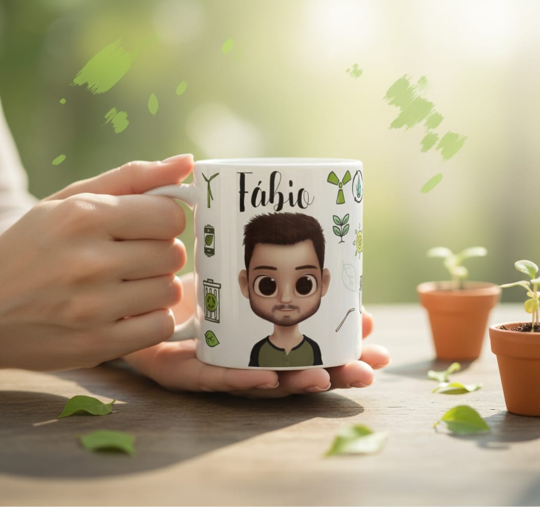 Caneca Personalizada Profissão Engenharia Ambiental