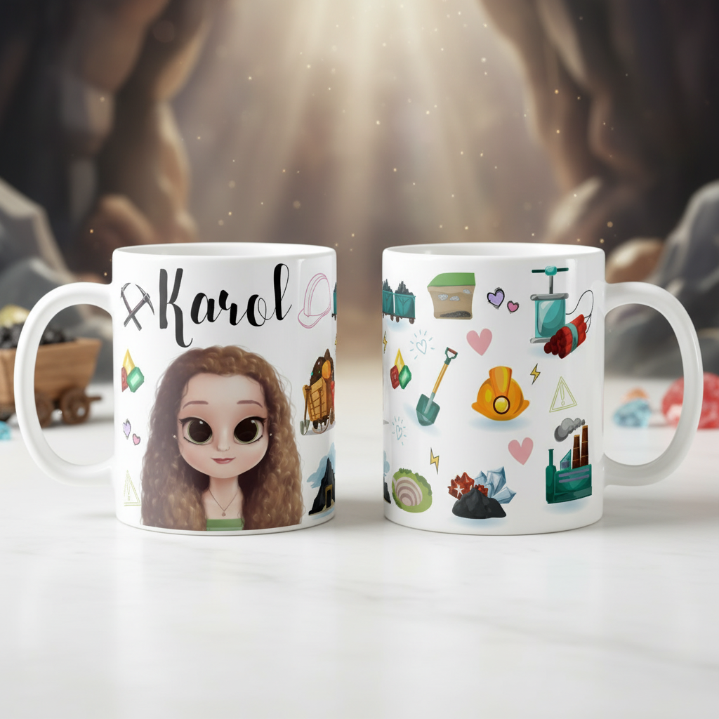 Caneca Personalizada Profissão Engenharia da Mineração