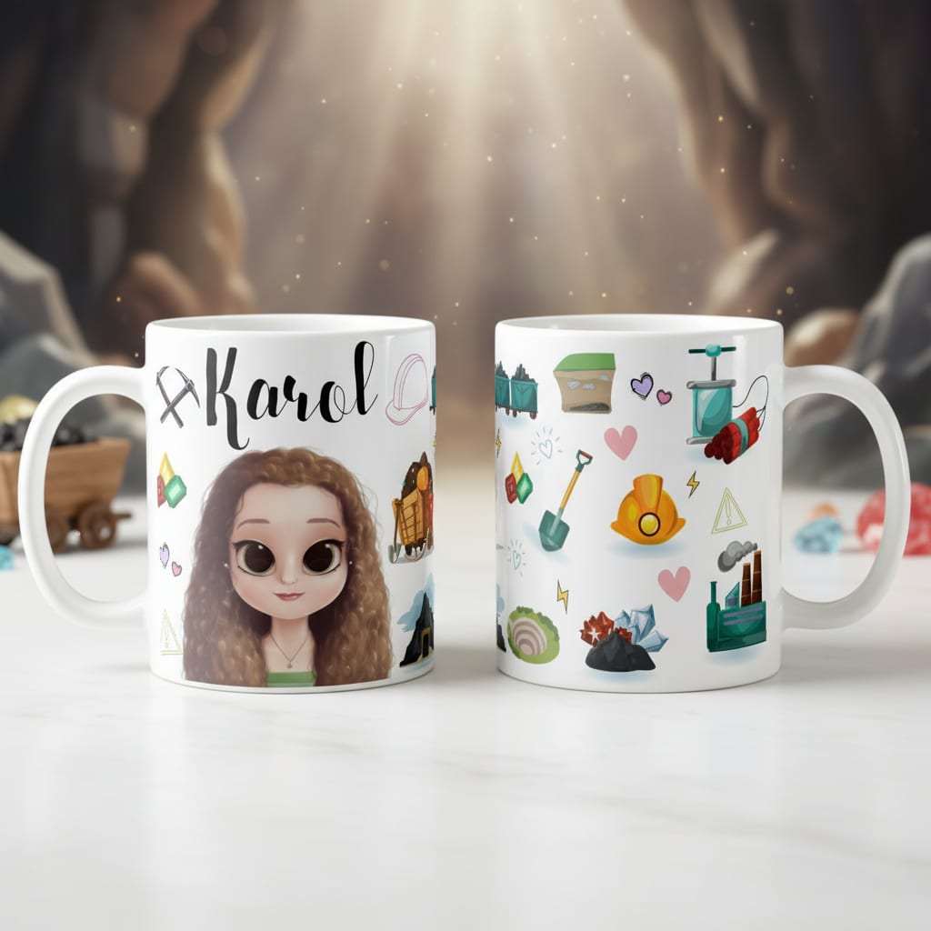 Caneca Personalizada Profissão Engenharia da Mineração