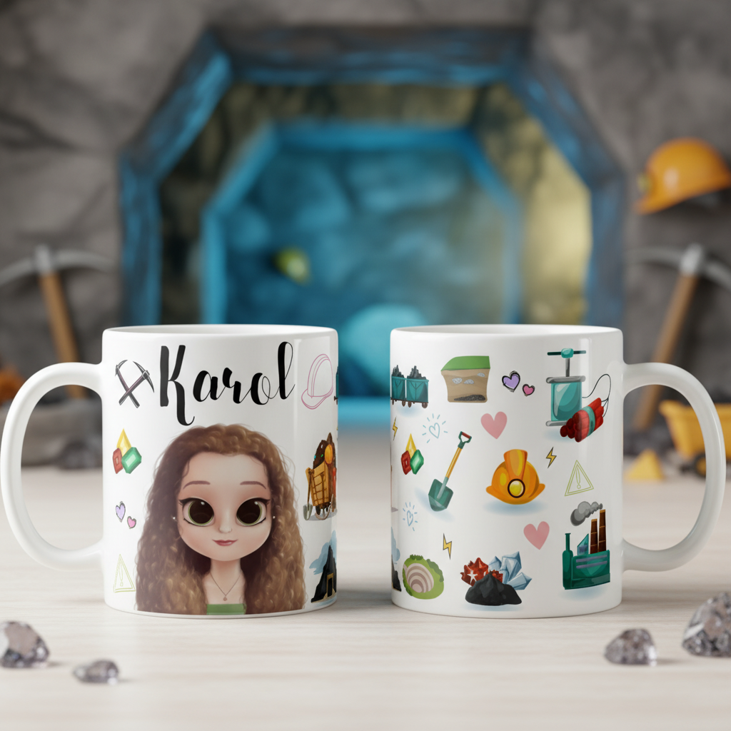 Caneca Personalizada Profissão Engenharia da Mineração