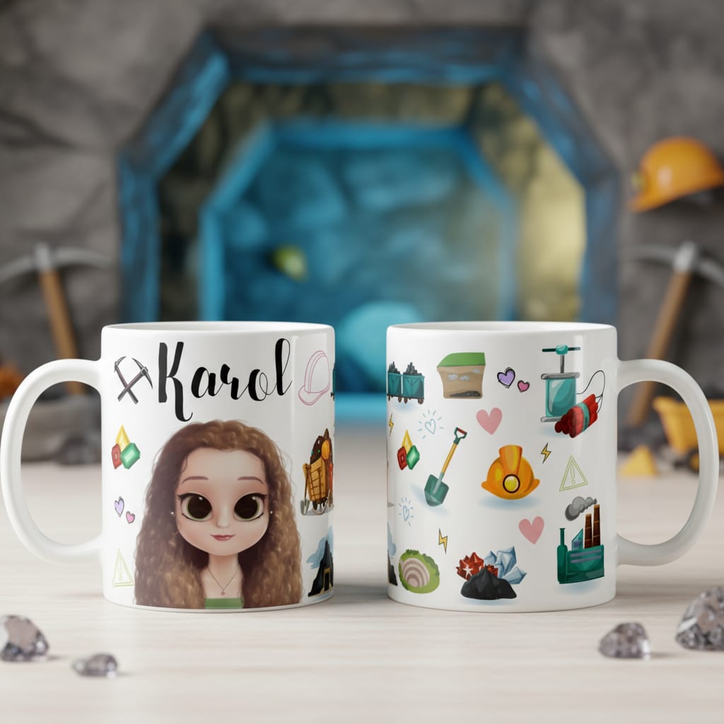 Caneca Personalizada Profissão Engenharia da Mineração