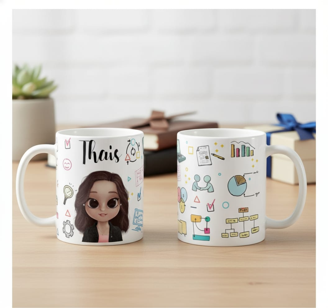 Caneca Personalizada Profissão Gestão Por Processos - Profissões (Administrador(a))