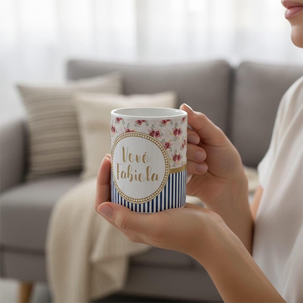 Caneca Personalizada Promovida a Avó - Dia das Mães