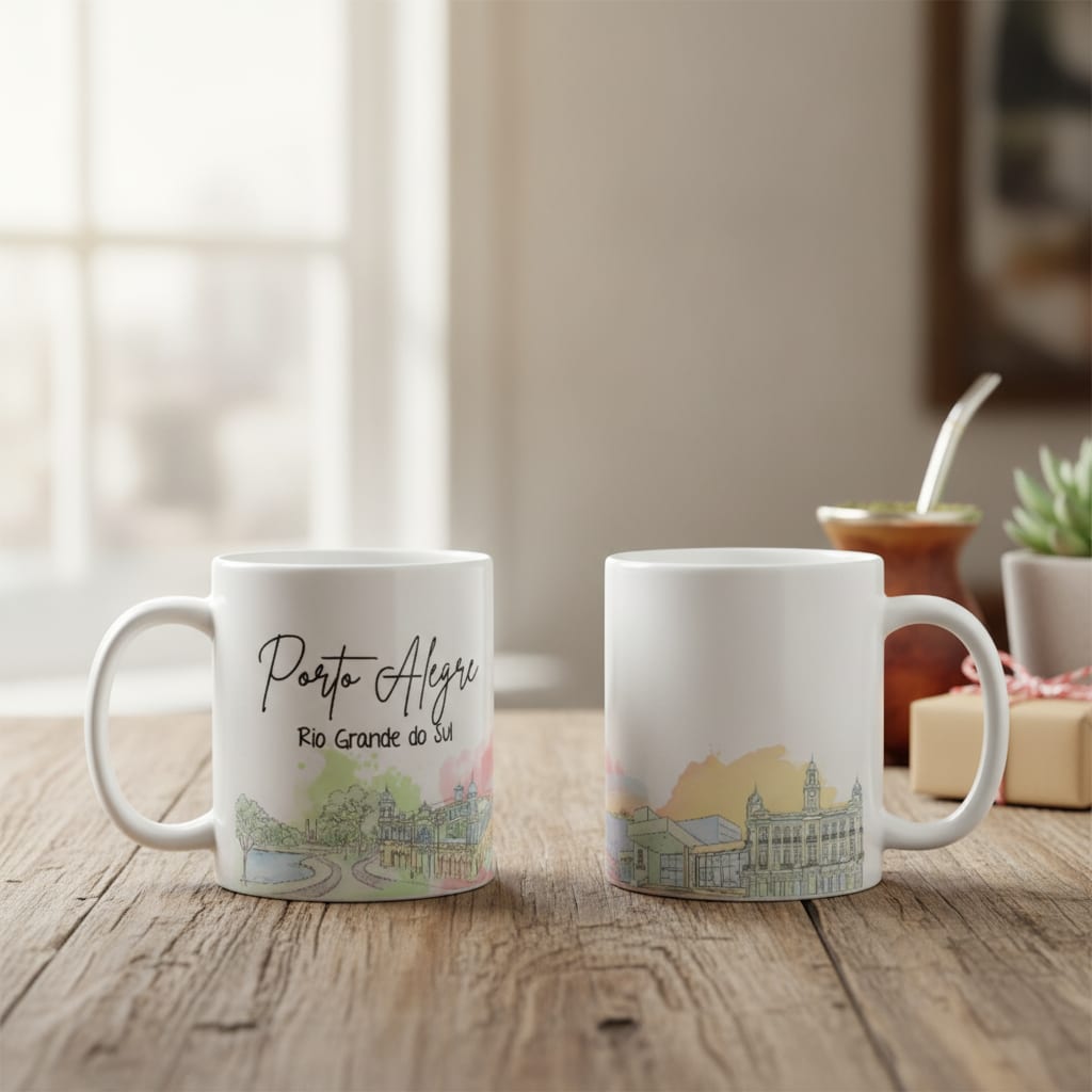 Caneca Personalizada Rio Grande do Sul Lembrança Porto Alegre - Outros (Porto Alegre)