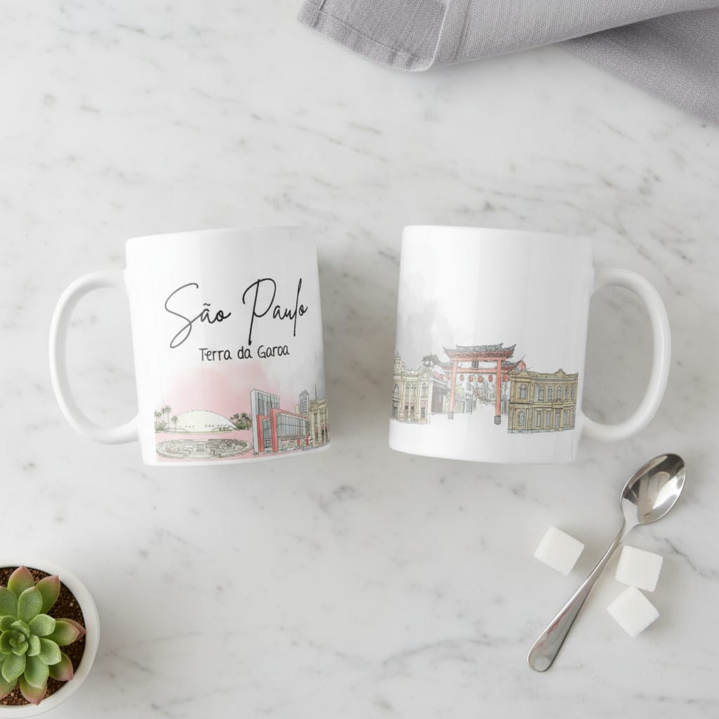 Caneca Personalizada São Paulo Lembrança Cidade Terra da Garoa - Outros (São Paulo)