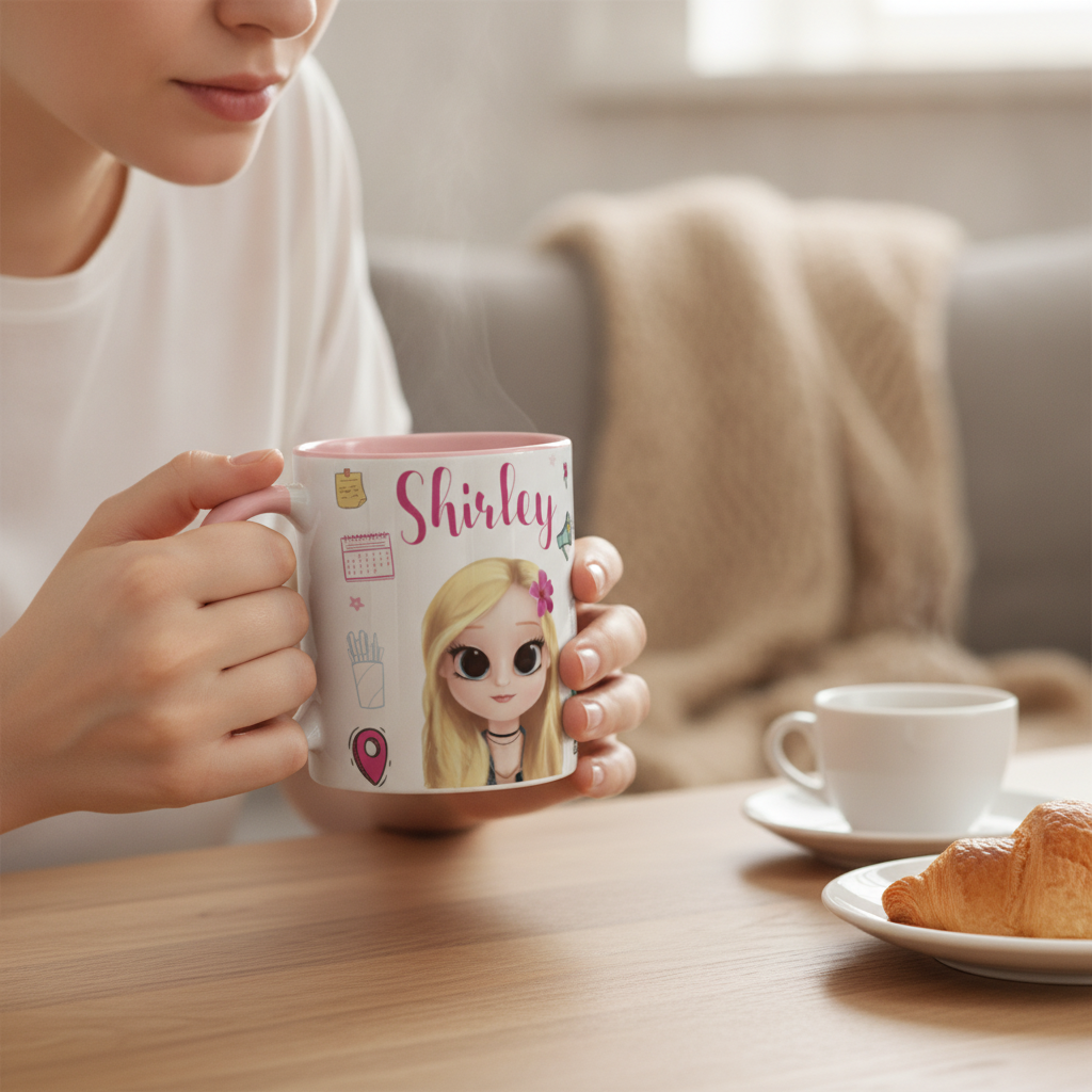Caneca Personalizada Secretaria Executiva com Nome e Avatar