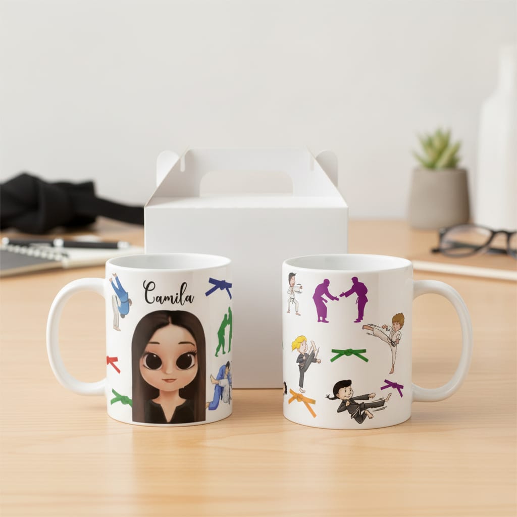 Caneca Personalizada Sensei Instrutor Professor de Judô