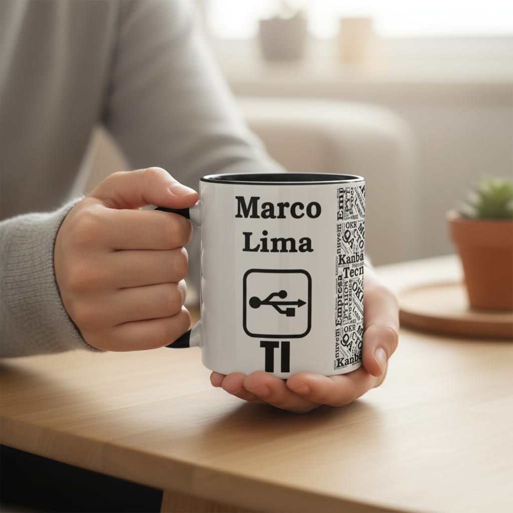 Caneca Personalizada Ti Tecnologia da Informação Programador