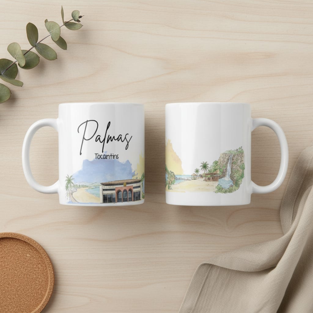 Caneca Personalizada Tocantins Lembrança Cidade Palmas - Outros (Palmas)
