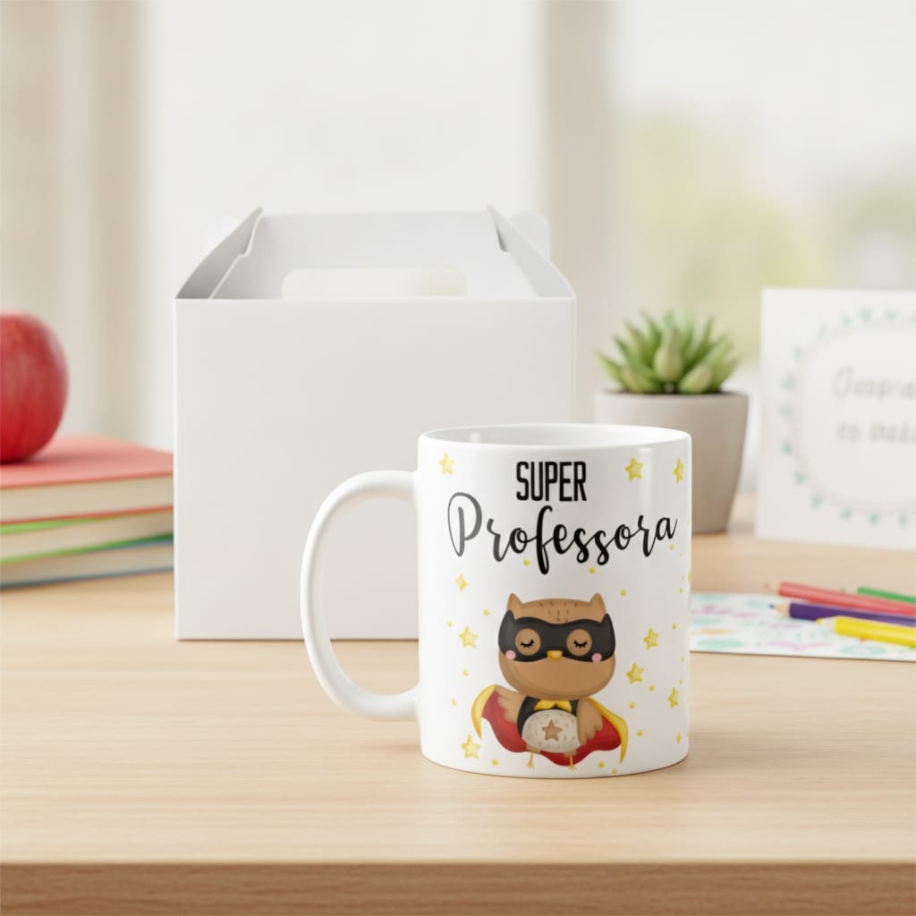 Caneca Personalizada Uso Exclusivo da Super Professora Mimo