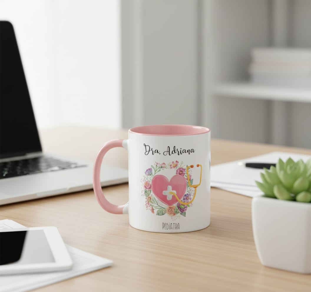 Caneca Presente Agradecimento Médica Profissão Medicina