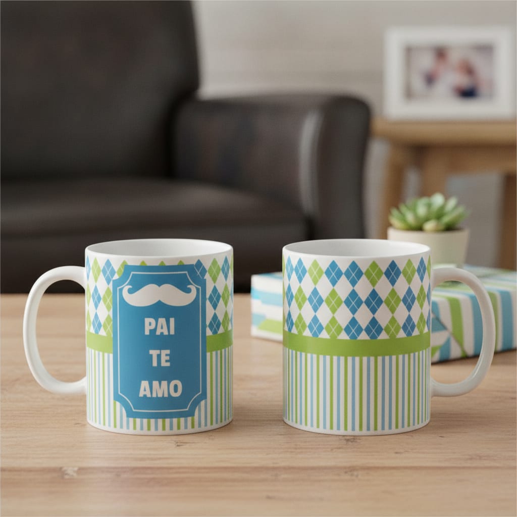 Caneca Presente Criativo Pai Te amo Dia Dos Pais - Família (Pai)