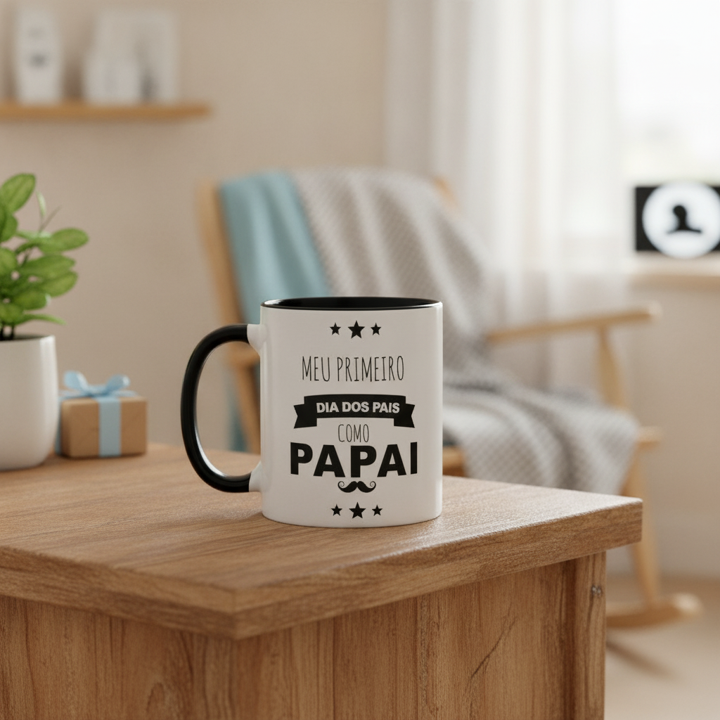 Caneca Presente Criativo Para Primeiro Dia Dos Pais