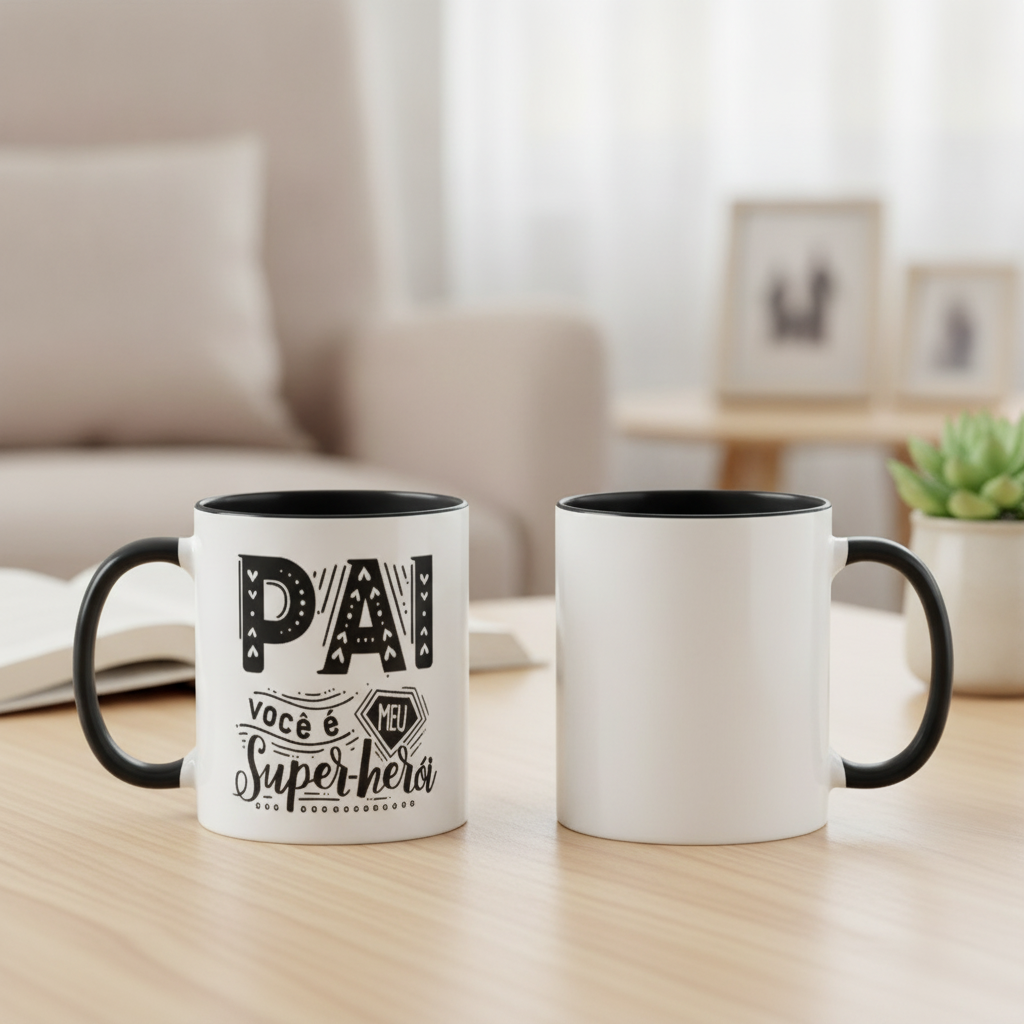 Caneca Presente Criativo Personalizado Para Dia Dos Pais - Família (Pai)