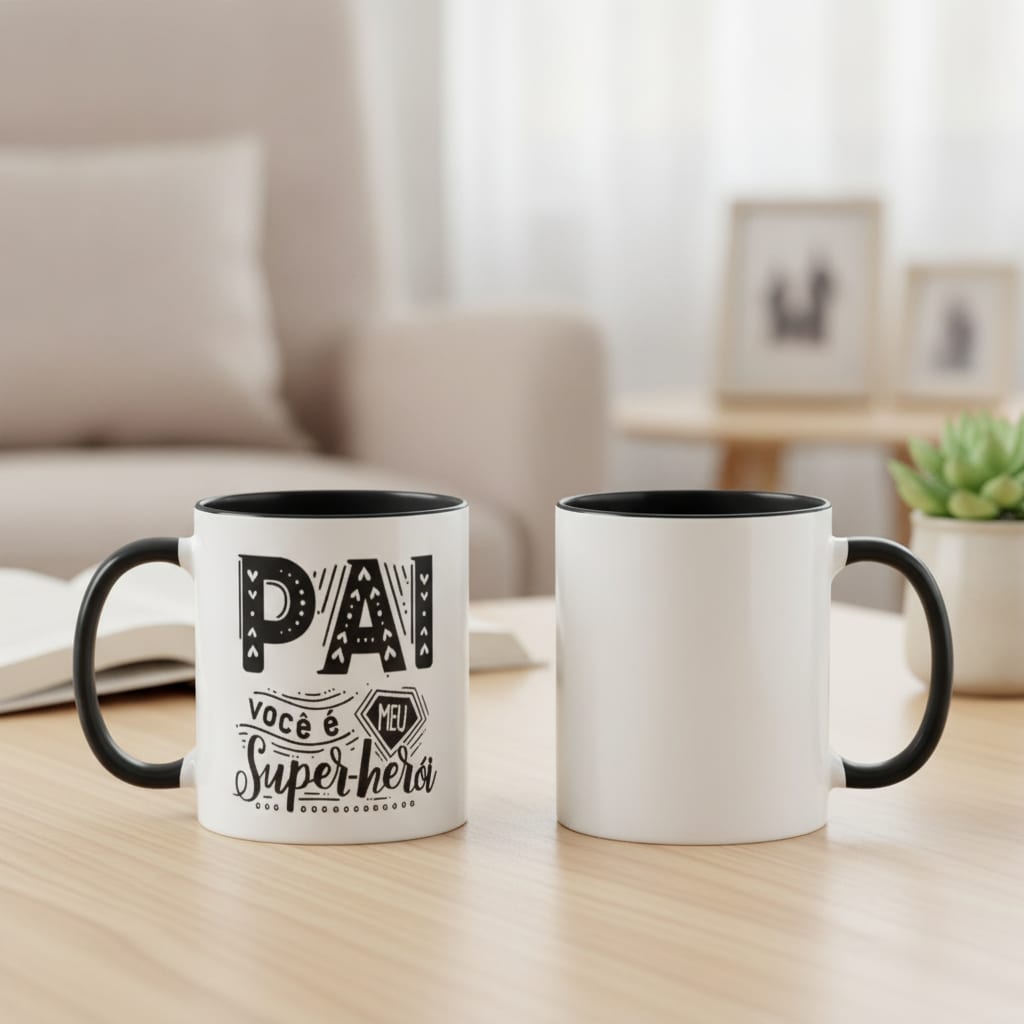 Caneca Presente Criativo Personalizado Para Dia Dos Pais - Família (Pai)