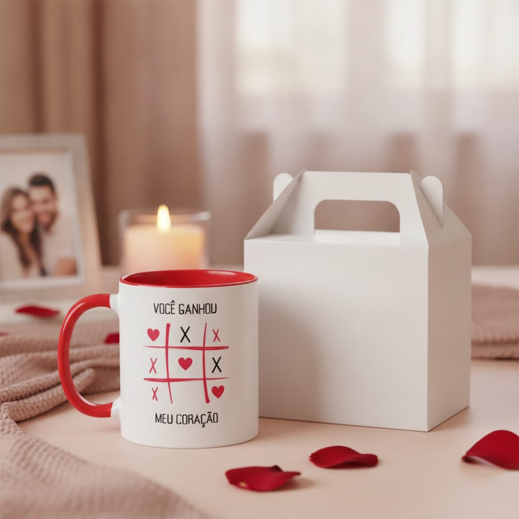 Caneca Presente Criativo Romântico para Dia dos Namorados - Outros (Casal)