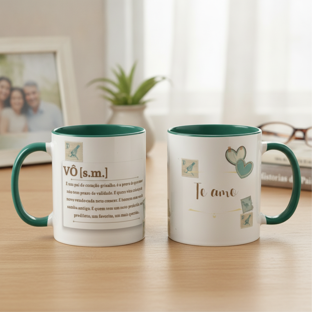 Caneca Presente Criativo Significado Vô - Dia Dos Pais - Família (Pai)