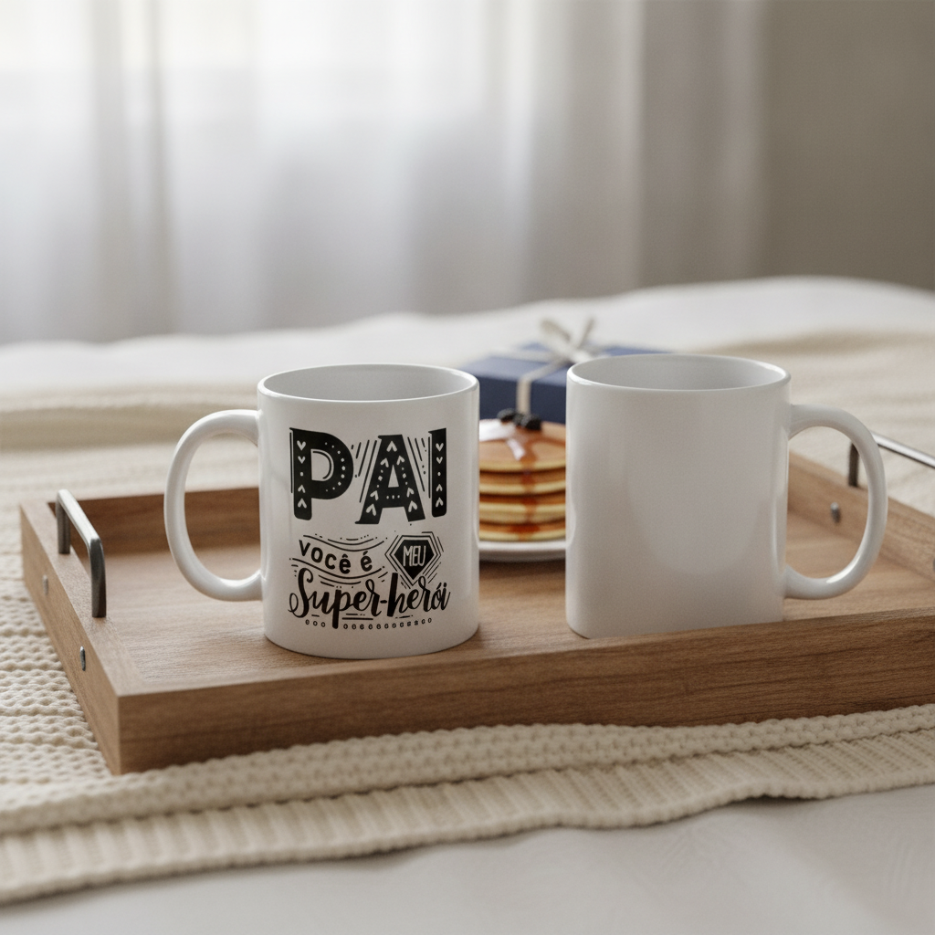 Caneca Presente Dia Dos Pais Pai Super - Herói - Família (Pai)