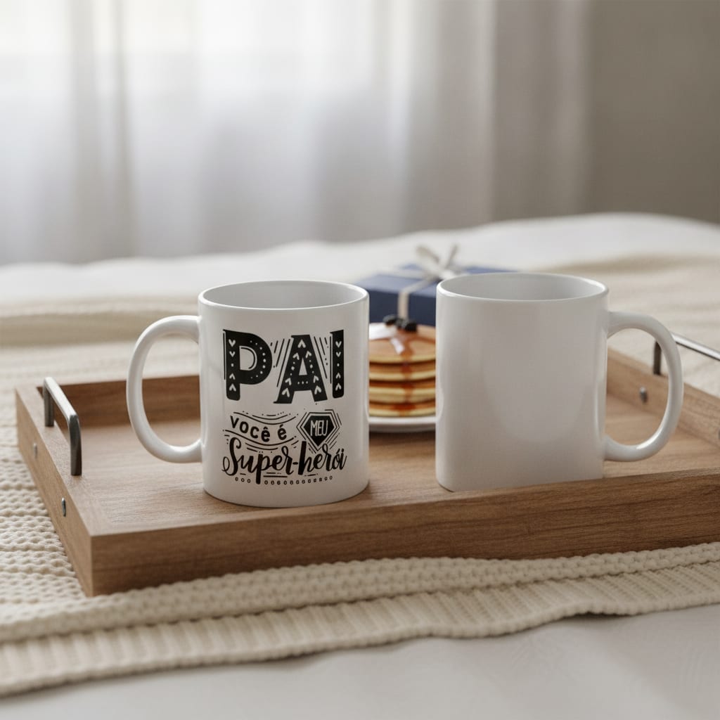 Caneca Presente Dia Dos Pais Pai Super - Herói - Família (Pai)