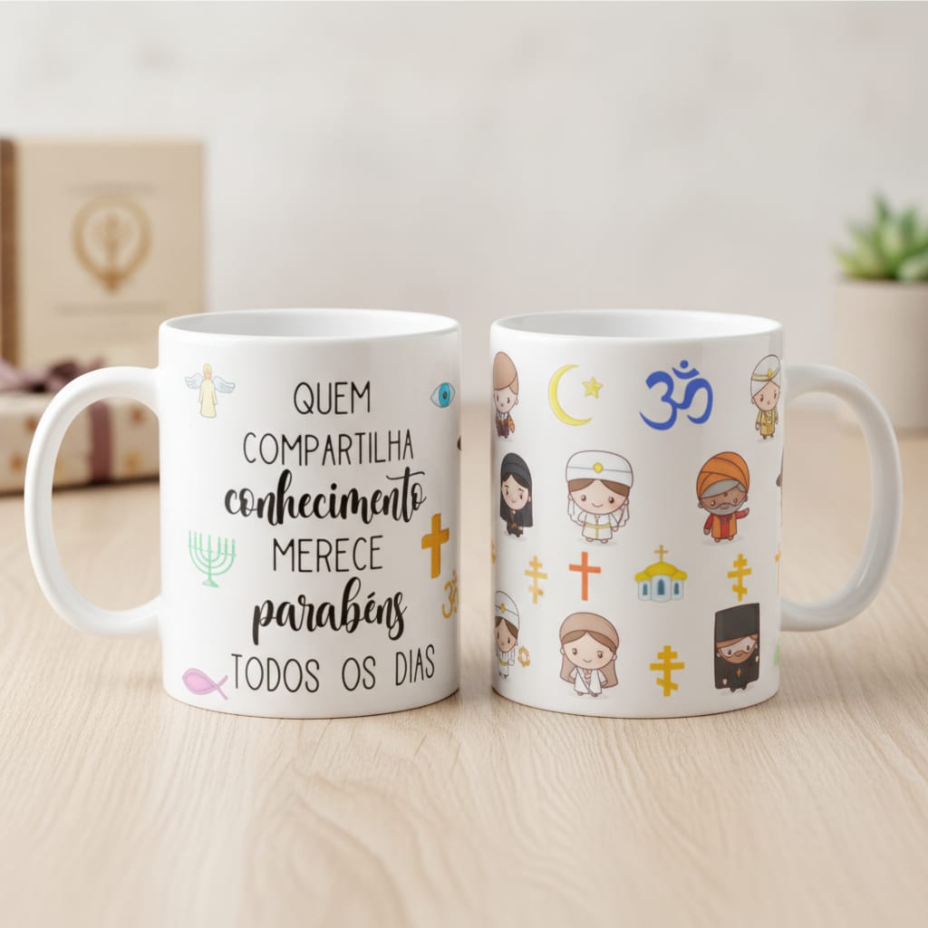 Caneca Presente Dia Dos Professores Ensino Religioso Escola - Dia dos Professores (Ensino Religioso)
