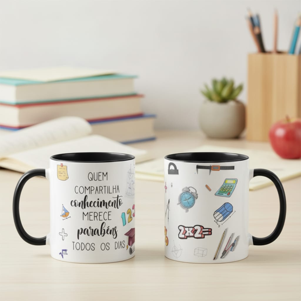Caneca Presente Dia Dos Professores Professor De Matemática - Dia dos Professores (Matemática)