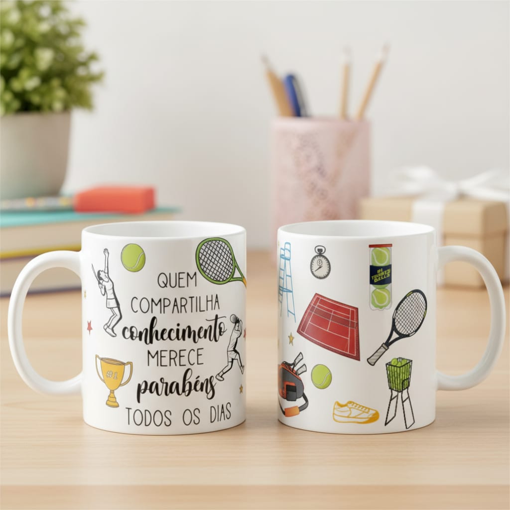 Caneca Presente Dia Dos Professores Professor De Tênis