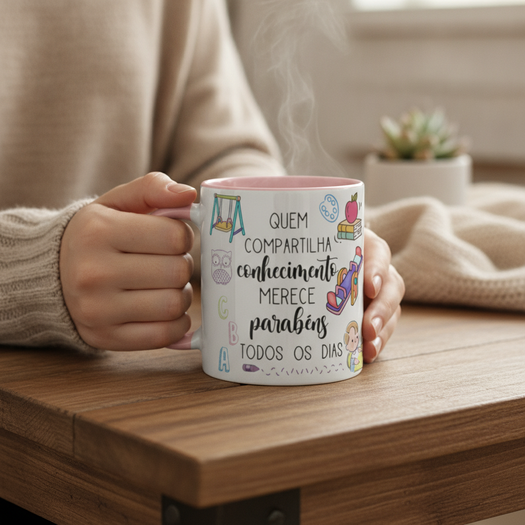 Caneca Presente Dia Dos Professores Professora Infantil Pré