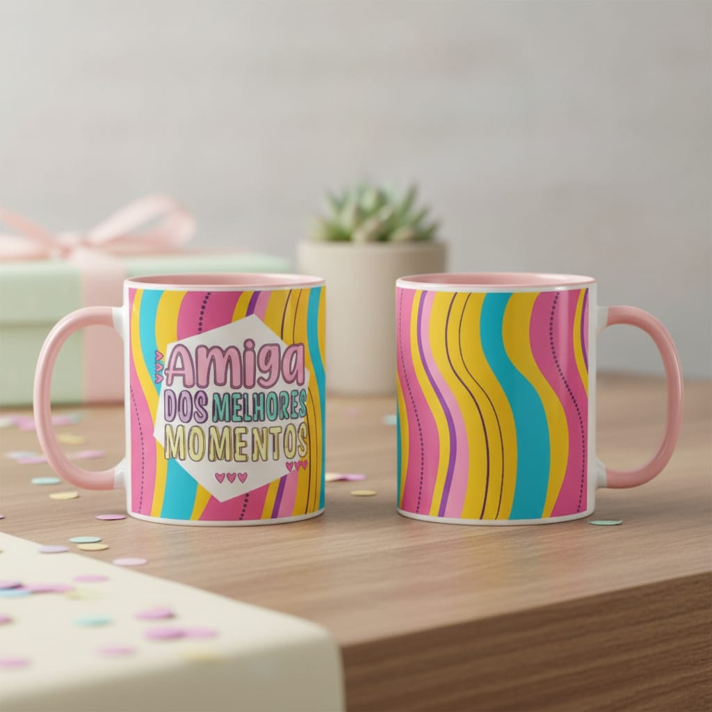 Caneca Presente Divertido para a Amiga dos Melhores Momentos - Outros (Amigo(a))