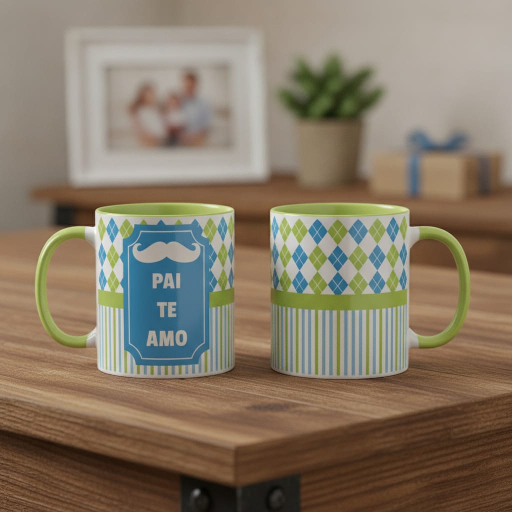 Caneca Presente Especial Dia Dos Pais - Te amo - Família (Pai)