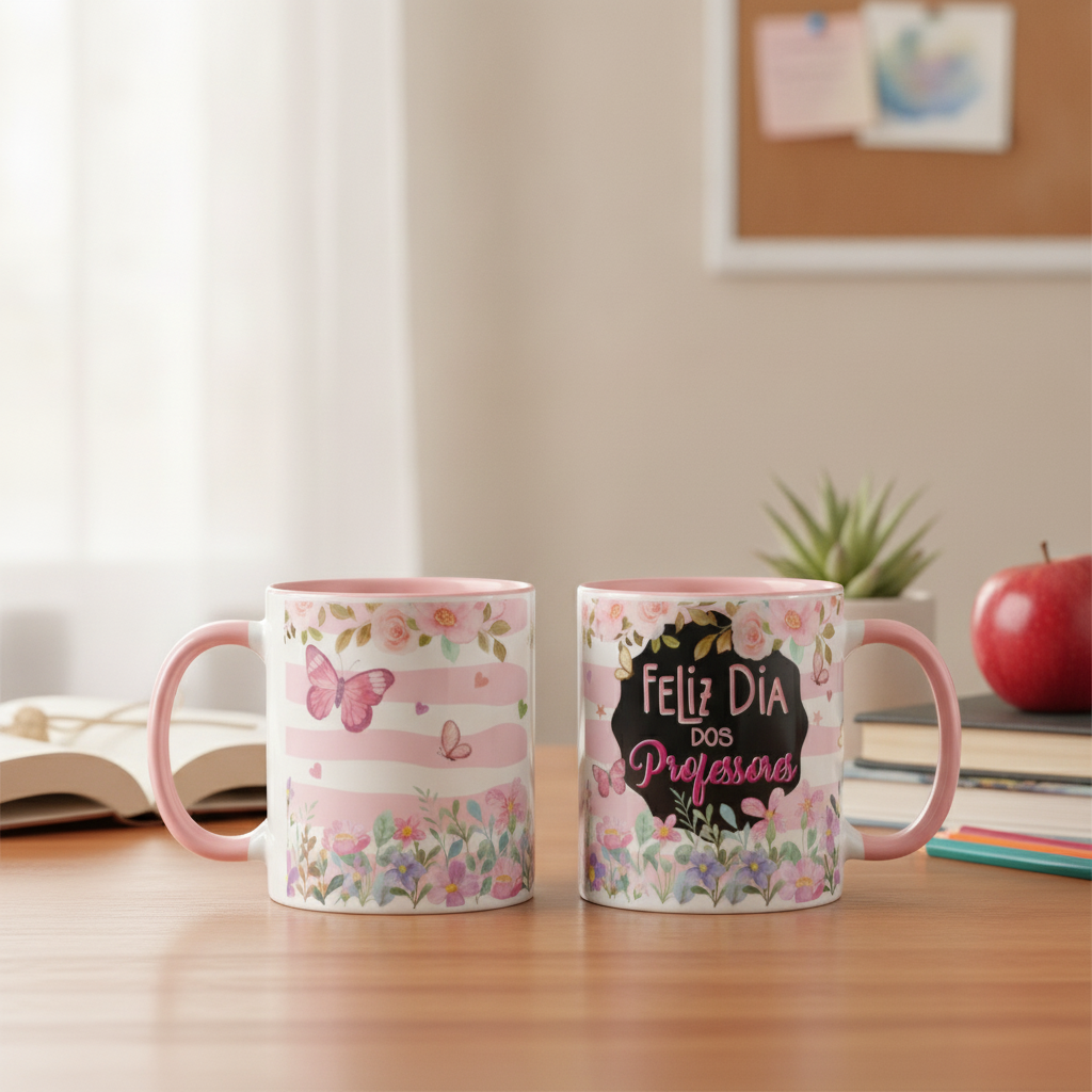 Caneca Presente Feliz Dia Dos Professores Professora
