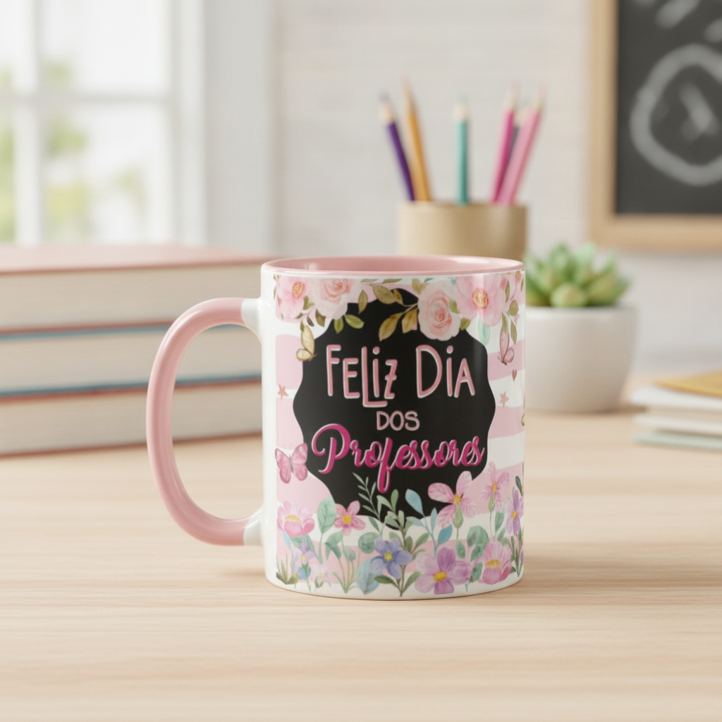 Caneca Presente Feliz Dia Dos Professores Professora